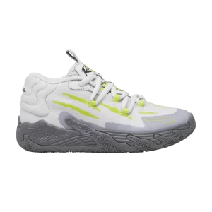 Baskets Puma MB.03 Little Kid 'Chino Hills' Gris Plume/Lime Cocktail 394319 01