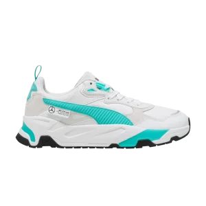 Puma Mercedes-AMG Petronas F1 x Trinity 'White Sheen Green' baskets Blanc/Shin Green 308516 02