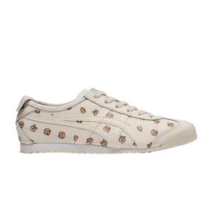 Onitsuka Tiger Mexico 66 'Allover Tiger Face' Baskets Crème/Crème 1183C110 100