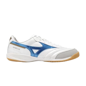 Mizuno Morelia Sala Pro IN 'White Laser Blue Gold' Baskets Blanc/Laser Bleu/Or Q1GA241325