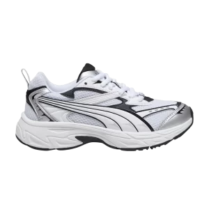 Puma Morphic Base Big Kid 'Feather Grey Black' Baskets Gris plume/noir 394377 02