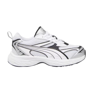 Baskets Puma Morphic Basic Little Kid 'Feather Grey Black 'Feather gris/noir 394378 02