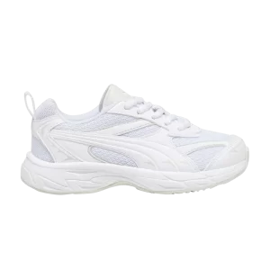 Baskets Puma Morphic Basic Little Kid 'White Sedate Grey 'Blanc/Gris gris 394378 01