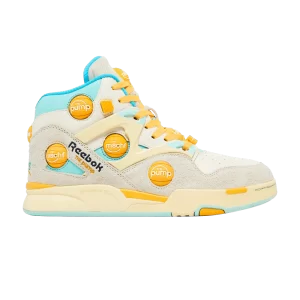 MSCHF x Pump Omni Zone IX 'Sunbleached' Baskets Jaune/Bleu/Orange MSCHF013 SB