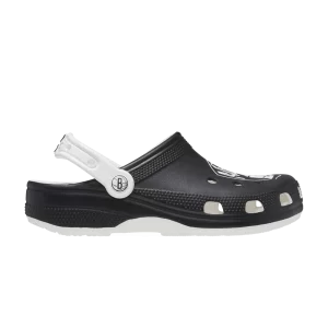 Baskets Crocs NBA x Classic Clog 'Brooklyn Nets' Blanc/Noir 208651 103