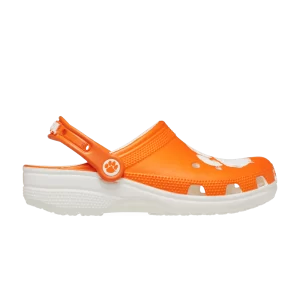 Crocs NCAA x Classic Clog 'Clemson' Baskets Blanc/Orange 209577 100