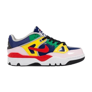 Nike Nigo x Air Force 3 Low 'Blue Void' Bleu Void/Rouge Université/Jaune Tour/Mousse Rose HQ1458 400