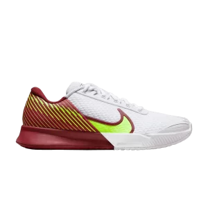 NikeCourt Air Zoom Vapor Pro 2 HC 'Blanc Team Red' Blanc/Team Rouge/Lime Explosion DR6191 104