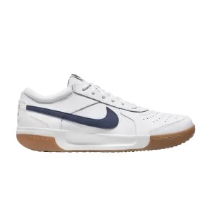 NikeCourt Zoom Lite 3 'White Midnight Navy Gum' Blanc/Midnight Navy/Bubble Gum Marron clair DV3258 102