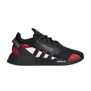adidas NMD_R1 V2 'Black Scarlet' Baskets Couleur noire/Couleur noire/Meilleur écarlate ID4319