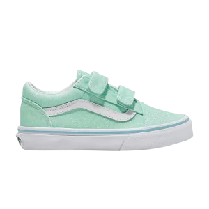 Vans Old Skool V Kids 'Glitter - Pastel Blue' Baskets Bleu pastel pailleté VN0A38HDO33