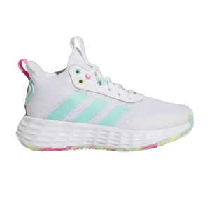 adidas Own The Game 2.0 J 'White Flash Aqua' Blanc Nuage/Flash Aqua/Rose Lucide IF2696