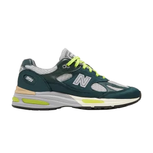 Baskets New Balance Patta x 991v2 Made in England 'Sea Moss' Sea Moss/Jaune Safe U991PB2