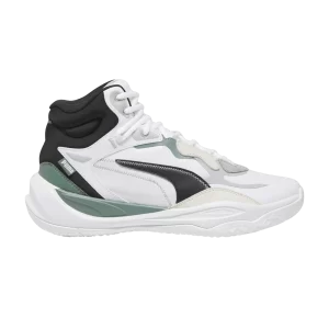 Puma Playmaker Pro Mid Plus 'Black Ash Grey' Baskets Noir/Gris cendré 379016 01
