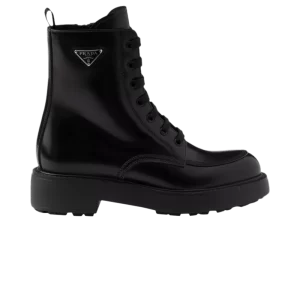 Baskets Prada Wmns Boot en cuir brossé 'Noir' Noir 1T647N 055 F0002