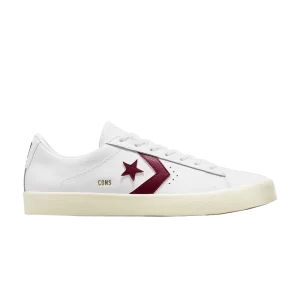 Converse Pro Leather Vulc Pro 'White Deep Bordeaux' Baskets Blanc/Bordeaux profond/Aigrette A05328C