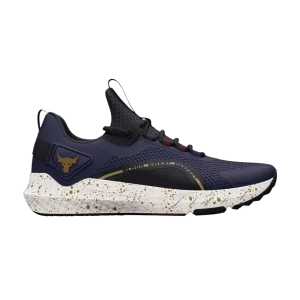 Under Armour Project Rock BSR 3 'Midnight Navy Metallic Gold' Baskets Midnight Fleet/Noir/Or Métallique 3026462 402