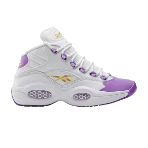 Reebok Question Mid 'Grape Toe' Baskets Blanc Chaussures/Grape Punch/Always Jaune 100072404