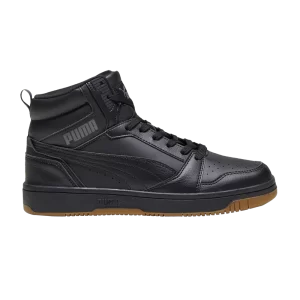 Puma Rebound Mid 'Black Gum' Baskets Noir/Gris ombre/Bubblegum 392326 06