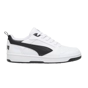 Baskets Puma Rebound V6 Low 'White Black' Blanc/Noir/Noir 392328 02