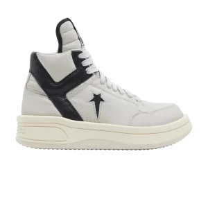 Converse Rick Owens x DRKSHDW TURBOWPN Mid 'Oyster Black' Baskets Oysters/Noir A06758C