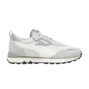 Puma Rider FV Base 'Sedate Grey Frosted Ivory' Baskets Gris Gris/Matte Ivoire 393231 04