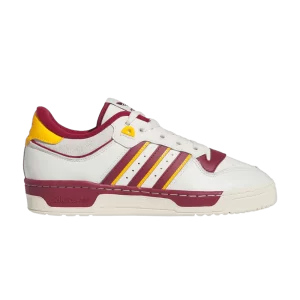 adidas Rivalry 86 Low 'White Collegiate Burgundy Crew Yellow' Blanc Nuage/Collegiate Burgundy 2 Team/Crew Jaune IE7159