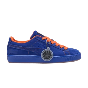 Puma Rocket League x Suede Big Kid 'Champions Road' Baskets Bleu Dart/Ricky Orange 399443 01
