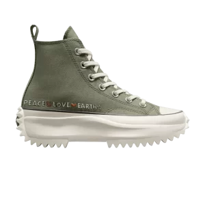 Converse Run Star Hike Platform High 'Peace, Love, Earth' Excès de fond clair/Aigrette A08193C