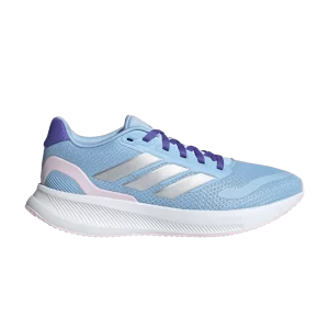 adidas Runfalcon 5 J 'Glow Blue Silver Pink' Bleu lumineux/Argent métallique/Rose vif IE8584