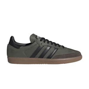 Baskets adidas Samba OG 'Base Green Black' Vert base/Noir/Marron désert IE9163