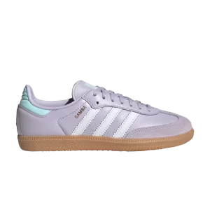 Baskets adidas Samba OG J 'Silver Dawn Aqua' Argent Dawn/Crystal Blanc/Half-Flash Aqua IH2872