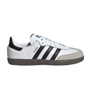 Baskets adidas Samba OG K 'White Black Gum' Nuage blanc/Couleur noire/Bubblegum IE3677