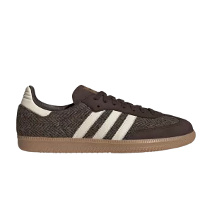 adidas Samba OG 'Tweed Pack – Marron foncé 'Marron foncé/Blanc crème/Bubblegum ID1450