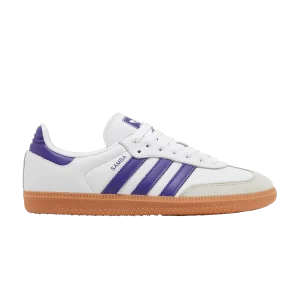 adidas Wmns Samba OG 'White Energy Ink Gum' Baskets Blanc Nuage/Encre Energétique/Couleur Blanche IF6514