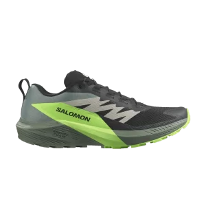 Baskets Salomon Sense Ride 5 'Black Green Gecko' Noir/Couronne de Laurier/Gecko vert L47311100