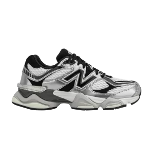 Baskets New Balance Shoe Palace x 9060 'Métallique' Argent/Noir U9060SP