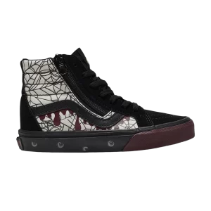 Vans Sk8-Hi Reissue Side Zip Baskets 'In The Shadows' pour Enfants Noir/Multicolore VN000CZ0BML