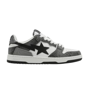 Baskets BAPE Sk8 Sta #1 'Black Snakeskin' Noir 1J80191055 BLK