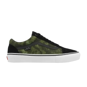 Vans Skate Old Skool 'Corduroy Tie Dye' Baskets Tissu velours côtelé/Noir/Blanc VN0A5FCBX4C