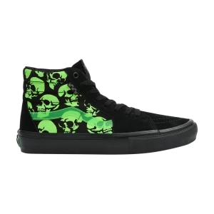 Baskets Vans Skate Sk8-Hi 'Glow Skulls' Noir/Vert VN0A5FCC5QW