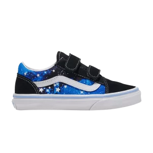 Vans Slip-On V Baskets 'Glow Galaxy Black' pour Enfants Glowing Galaxy Noir/Bleu VN000VHEY61
