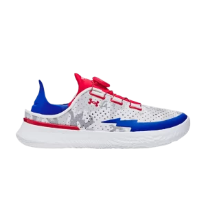 Under Armour SlipSpeed GS 'Rouge Blanc Bleu Camo' Blanc/Rouge 3028629 100