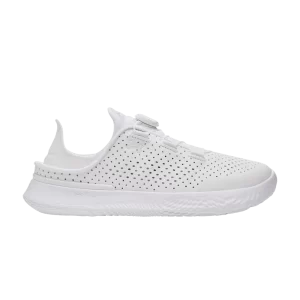 Baskets Under Armour SlipSpeed Leather GS 'Triple White' Blanc 3028566 100