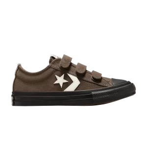 Converse Star Player 76 Suede EasyOn Low PS 'Engine Smoke' Baskets Fumée du moteur/Noir/Aigrette A12064C