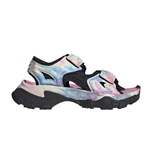 adidas Stella McCartney x Wmns Hika Outdoor Sandal 'Bliss Pink Frozen Yellow Tie Dye' Baskets Bliss Rose/Frozen Jaune/Noir HP8599