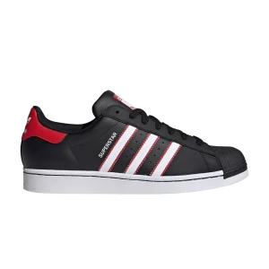 Baskets adidas Superstar 'Black White Scarlet' Noir/Blanc Nuage/Better Scarlet S23 IF3631