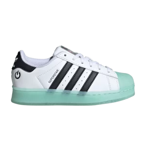 adidas Superstar C 'LED Lights Pack - Blanc Semi Flash Aqua' Blanc Nuage/Half Flash Aqua/Noir Couleur JI4376