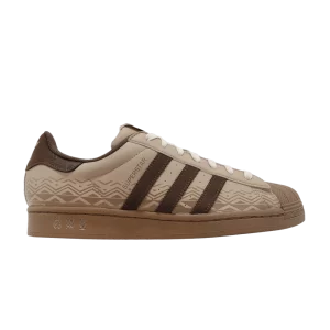 Baskets adidas Superstar 'Magic Beige Tribal' Beige magique/Couches de terre/Marron cargo IF0505