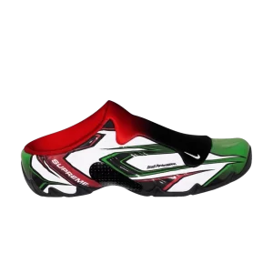 Nike Supreme x Clogposite 'White Gym Red Green' couleur Blanc/Blanc/Rouge FN0289 100